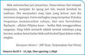 Memilih Font untuk Buku: Panduan Tipografi Garudhawaca 4 Source Serfi 4 Action | Memilih Font untuk Buku: Panduan Tipografi Garudhawaca