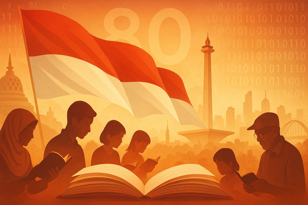 ChatGPT Image Aug 16 2025 02 35 10 PM | 80 Tahun Indonesia Merdeka dan Masa Depan Bersama Buku